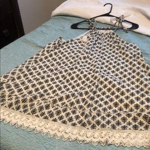 Black and white sundress